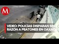 Policías atacan a civiles a balazos en Oaxaca. Fueron vinculados por abuso de autoridad.