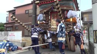 佐原の大祭2015夏　下仲町区　楽日乱曳き