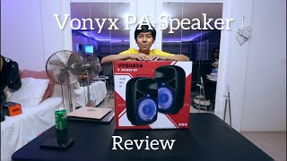 Vonyx VPS082A PA Party Speaker Unboxing + Review