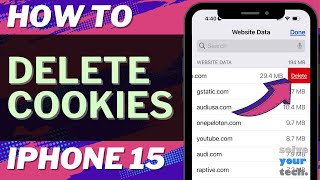 How to Delete Cookies on iPhone 15