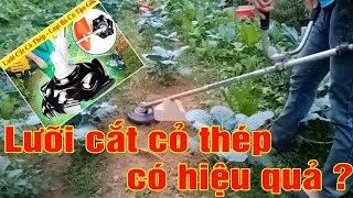 LƯỠI CẮT CỎ BẰNG THÉP thực tế sử dụng dẫy cỏ làm cỏ vườn loại bỏ cỏ tận gốc