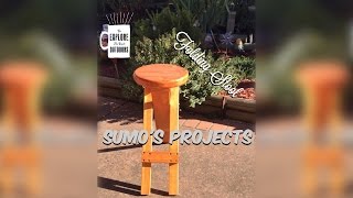 Folding Wooden Stool Plans Woodworking Challenge