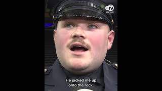 One of NYPD's newest members inspired by veteran detective who saved his life in 2015