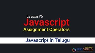 Assignment-Operators--Javascript-in-telugu