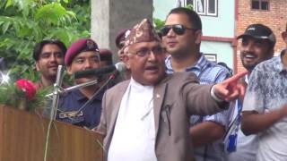 KP Oli Comedy in Gulmi