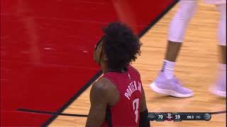 KPJ With Buzzer Beater To End The First Half!! Rockets Vs Pelicans