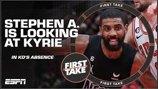 Stephen A. on Nets without KD: WASSUP Kyrie Irving! 👀 | First Take