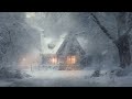 intense blizzard u0026 heavy wind sounds for sleeping┇icy snowstorm┇howling wind u0026 blowing snow