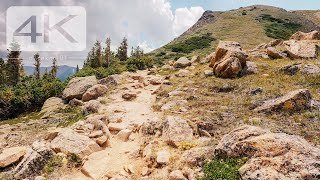 Colorado Rocky Mountains, Continental Divide Virtual Run / Walking Tour on Stanley Mountain Trail