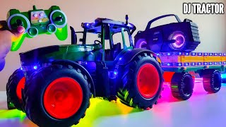 RC Modified John Deere Mahindra DJ Tractor Unboxing & Testing - Chatpat toy tv