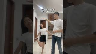 185cm vs 155cm couple dance trend!