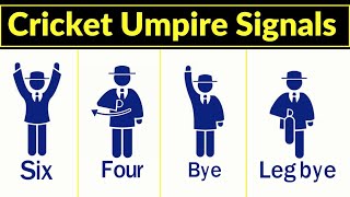 cricket umpire signals | cricket umpire signals explained | cricket signals used umpires | cricket