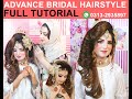 Advance Bridal Hairstyle Full Tutorial #hairtutorial #advancehairstyle #kasheeshairstyle #bridal