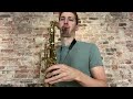 keilwerth sx90r gold lacquer tenor saxophone from germany play test www.newyorksax.com