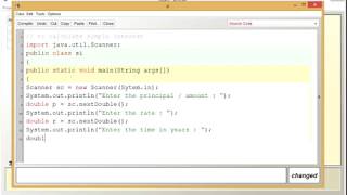 #JAVA|#SIMPLE _INTEREST|#PROGRAM|#ICSE| Java program to calculate simple interest