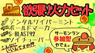 【スプラトゥーン3】[サモラン参加型]クマサンが脳筋に目覚めてて草