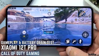 Xiaomi 12T Pro Call of Duty Mobile Gaming test CODM | Snapdragon 8+ Gen 1, 120Hz Display