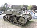 Restored M3A1 Stuart Light tank detail walk around video