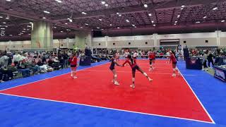 AJV 17 Adidas vs Triangle 17 Black 1st set 25-18