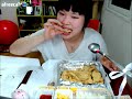 eng 왕쥬 네네 스노윙치킨 100만뷰 달성 기념 먹방 mukbang eating show