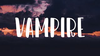 Olivia Rodrigo - vampire (Lyric Video)