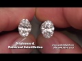 oval brilliant cuts 2ct 2 1 4ct f g colors vs2 si1 clarity