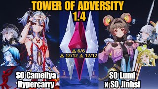 S0 Camellya Hypercarry \u0026 S0 Lumi X S0 Jinhsi WuWa TOA | Tower of Adversity | Wuthering Waves 1.4