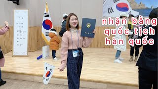 Tập 87🇰🇷 Đi Nhận Bằng Quốc Tịch Hàn Quốc Sau Bao Tháng Chờ Đợi