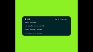 Python Platform - Check OS version