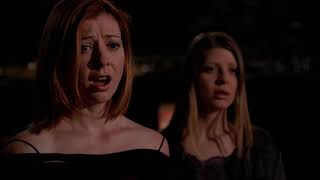 BTVS Xander Willow Tara Anya saw Buffy's Alive 6x02