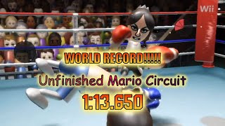 【MKW CT WR】 Unfinished Mario Circuit - 1:13.650