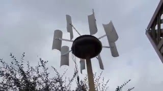 Homemade vertical axis wind turbine