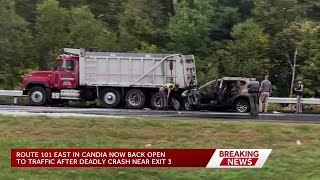 Route 101 East in Candia now back open to traffic after fatal crash