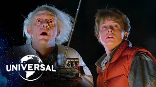 Back to the Future | The Very First DeLorean Time Travel Scene