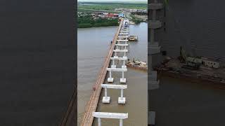 NEW Demerara Harbour Bridge 1/4/2025 #demeraraharbourbridge #georgetownguyana #Guyana #dronevideos