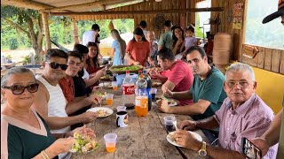 UM DIA ESPECIAL; VISITAS DE INSCRITOS E MACARRÃO COM GALO, NA CASINHA NO PÉ DA SERRA.