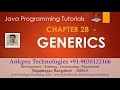 Java for beginners - Chapter 28 : Generics in Java | Generic method and generic class