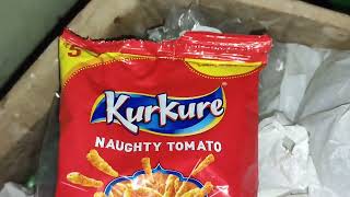 Kurkure Namkeen - Naughty Tomatoes Packet Review