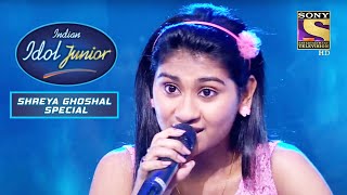 Nitysharee Ki Is Performance Par Pura Stage Utha Jhum| Indian Idol Junior  |Songs Of Shreya Ghoshal