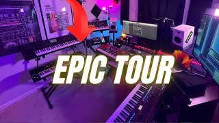 I'm Giving You a TOUR of My AMAZING $20,000 Home Studio