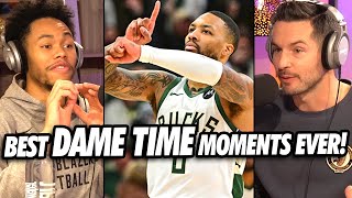 What's The Greatest Dame Time Moment Ever? | JJ Redick and Anfernee Simons
