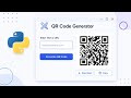 QR Code Generator App using Python and Tkinter | Create QR Codes Easily