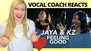 Vocal Coach Reacts Kz Tandingan And Jaya Feeling Good