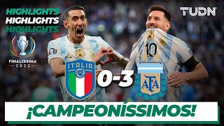 HIGHLIGHTS | Italia 0-3 Argentina | Finalissima 2022 | TUDN