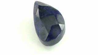 Gigantic India Mines Drop Shape Blue Sapphire M 342