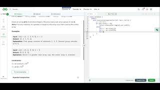 Reverse Array in Groups | GeeksforGeeks | C++ | Dt: 29-01-2026 | Coding Mind