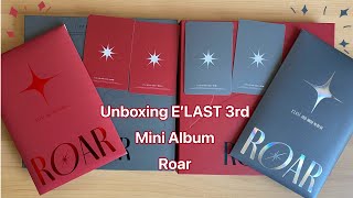 🌙 Unboxing E'LAST 3rd Mini Album Roar (both versions!)