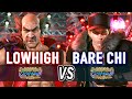 T8 🔥 LOWHIGH (Heihachi) vs BARE CHI (Steve) 🔥 Tekken 8 High Level Gameplay