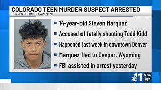 A teen murder suspect was arrested in Wyoming