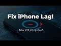 How to Fix iPhone Lag After iOS 26 Update?